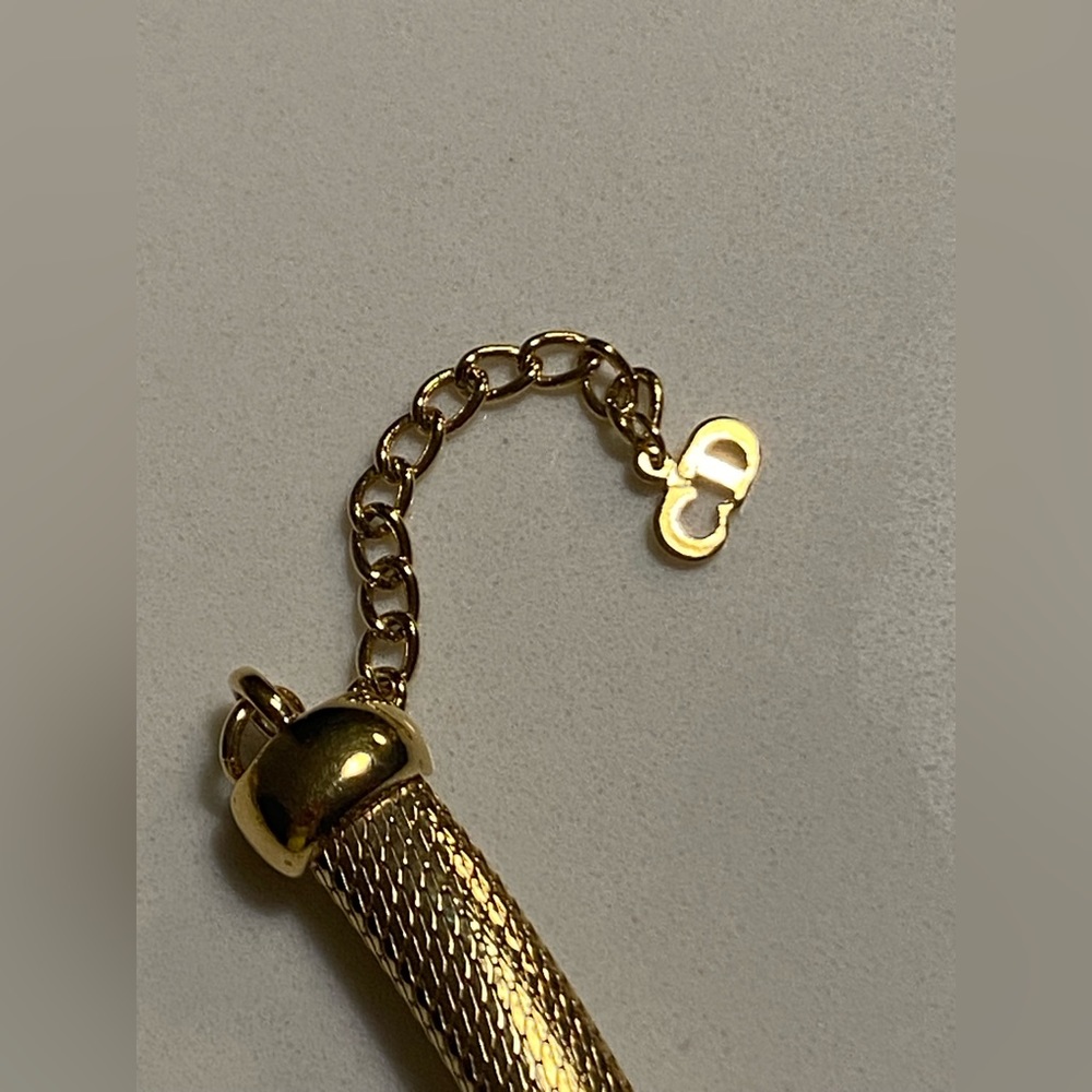 Christian Dior Vintage gold plated statement adjustable necklace - Picture 3 of 6